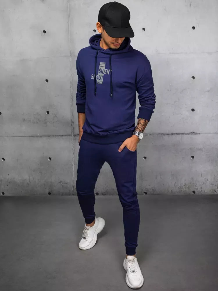 Dark blue Silent sports set.