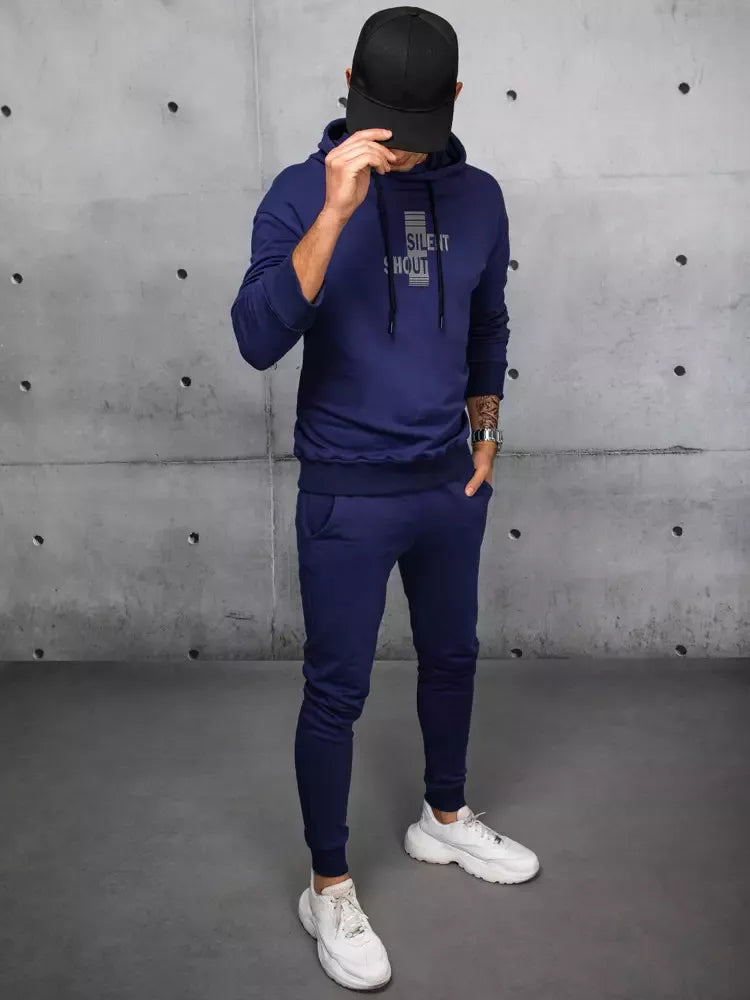 Dark blue Silent sports set.