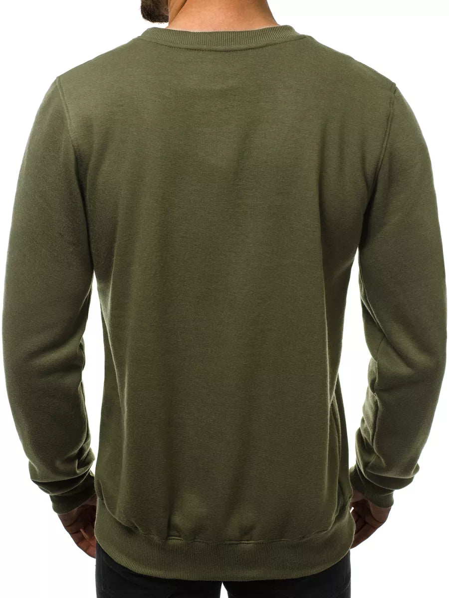 Men's khaki sweater Vurt 