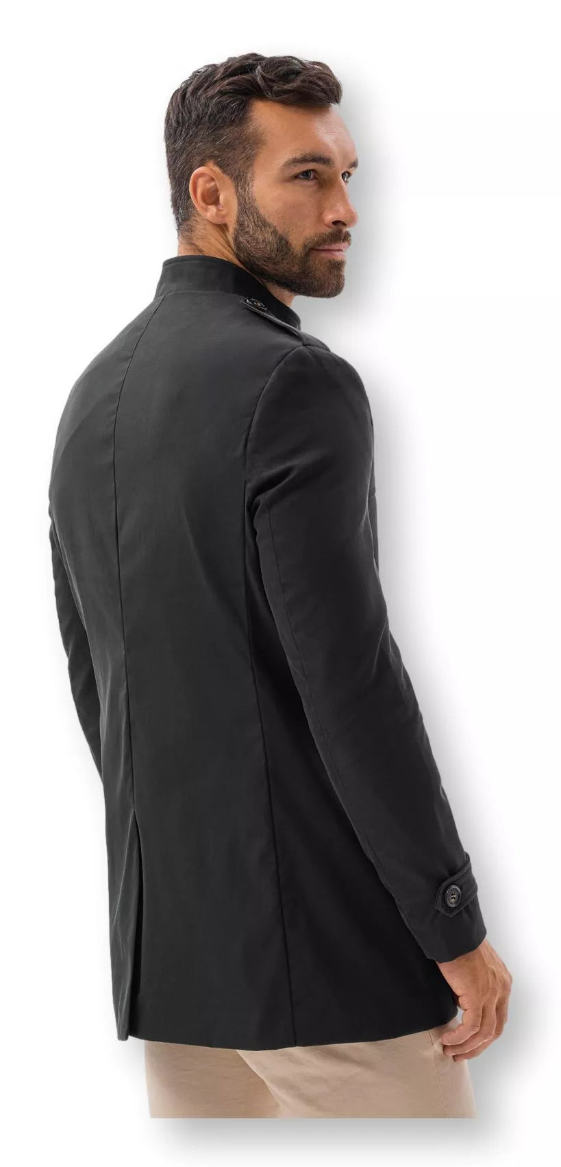 Men's black coat Dala 