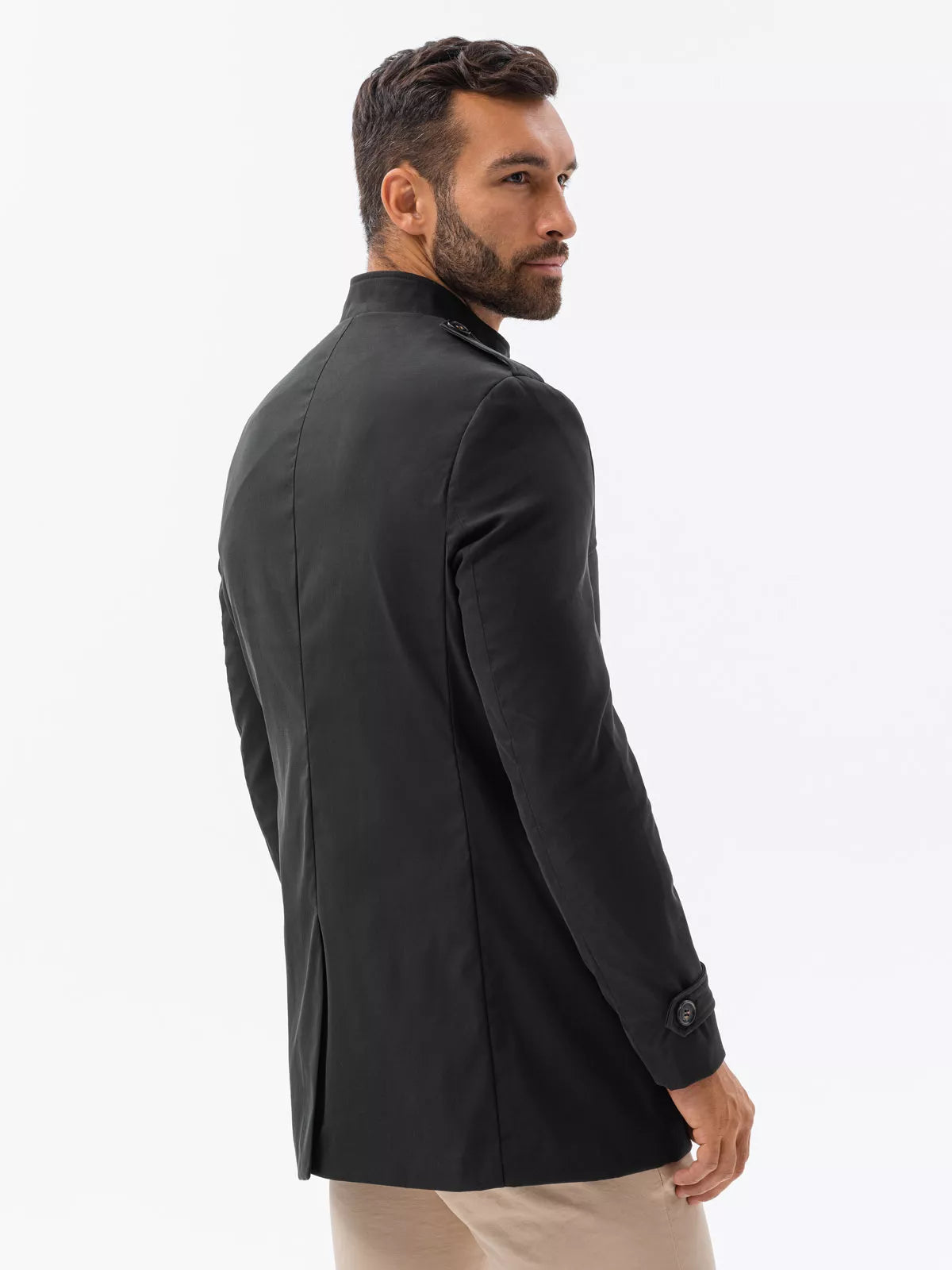 Men's black coat Dala 
