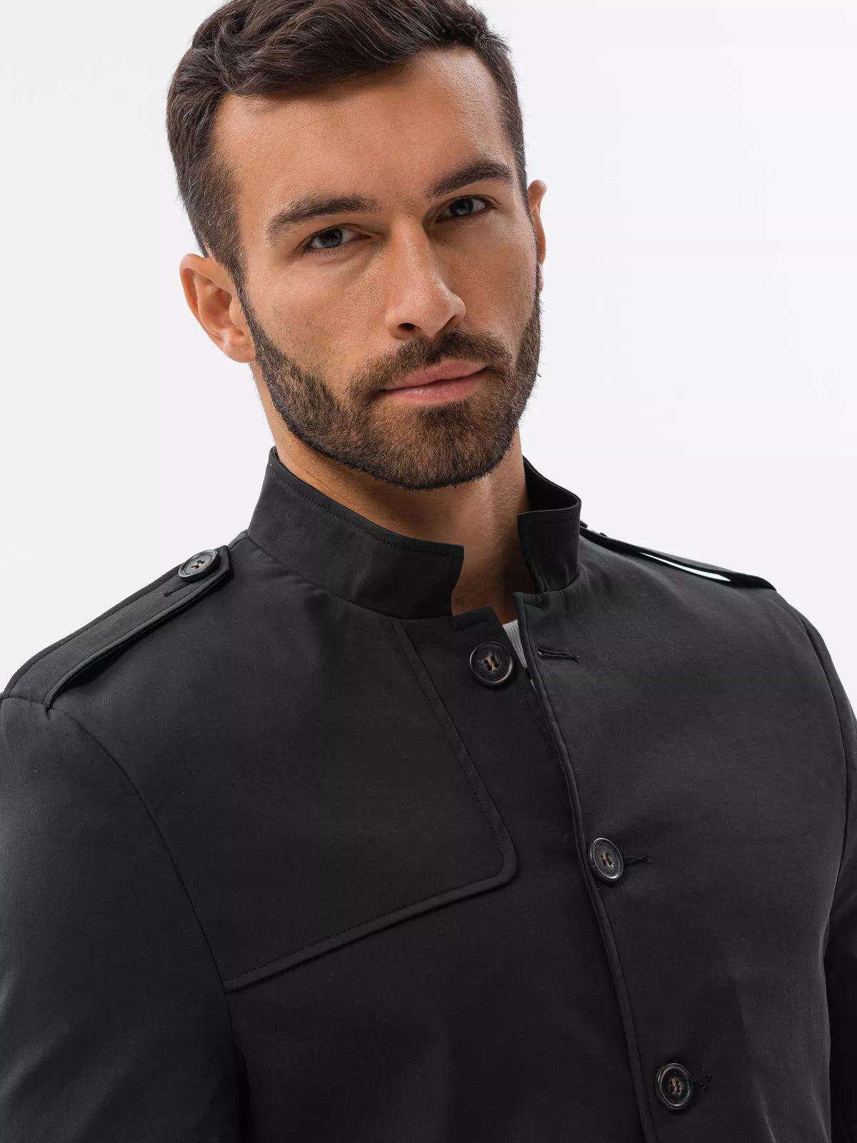 Men's black coat Dala 