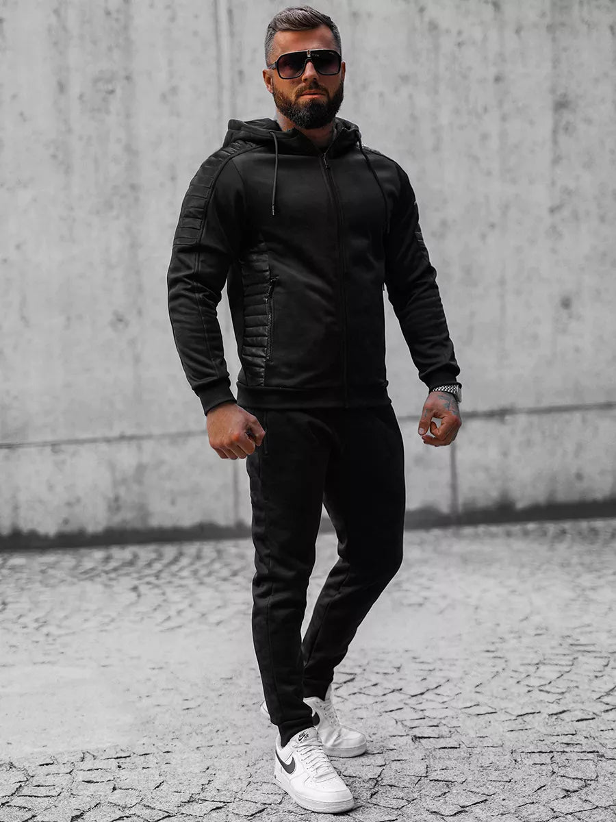 Men's black Somat tracksuit.