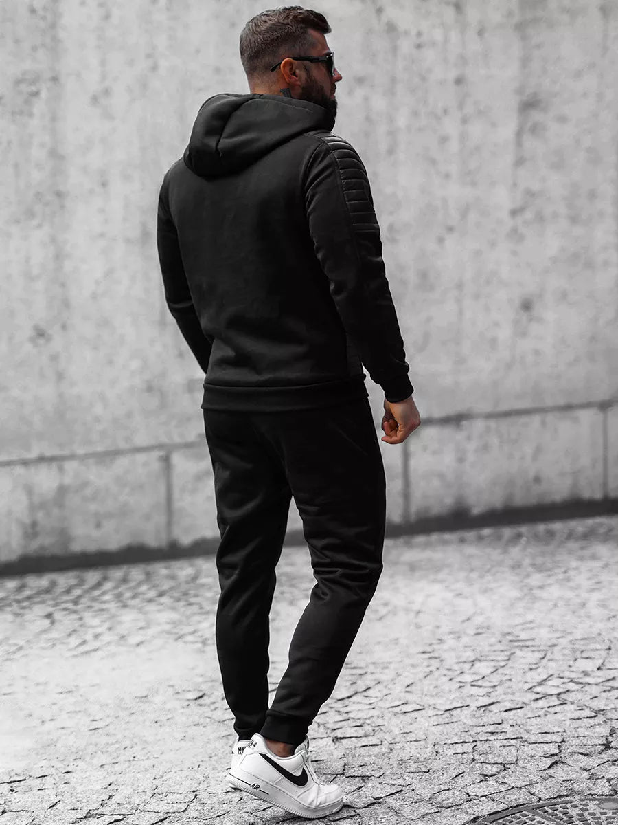 Men's black Somat tracksuit.