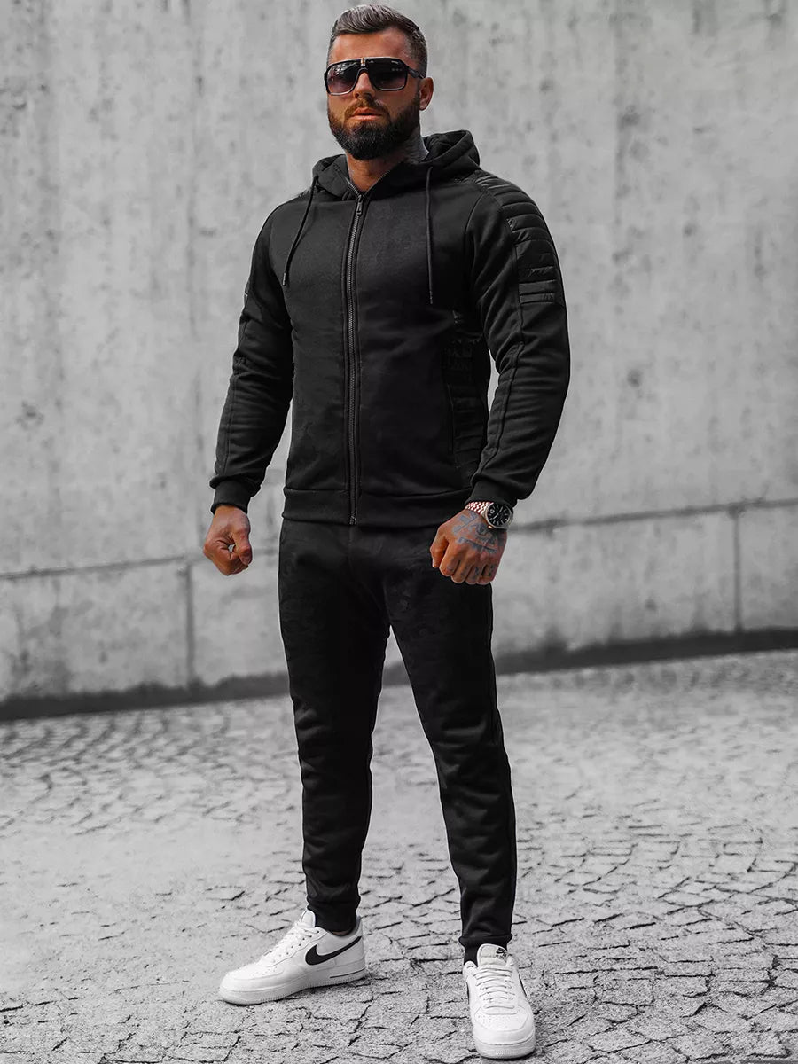 Men's black Somat tracksuit.