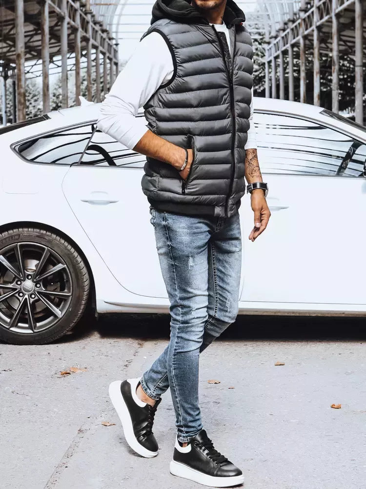 Men's vest gray Arova 