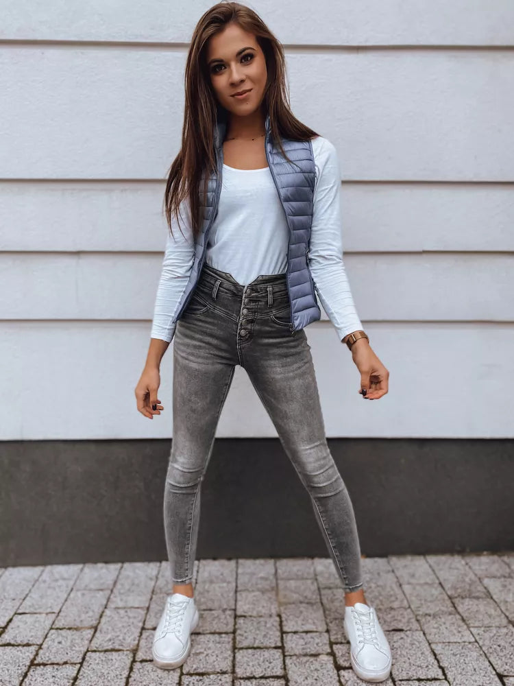 Blue vest without hood Festa