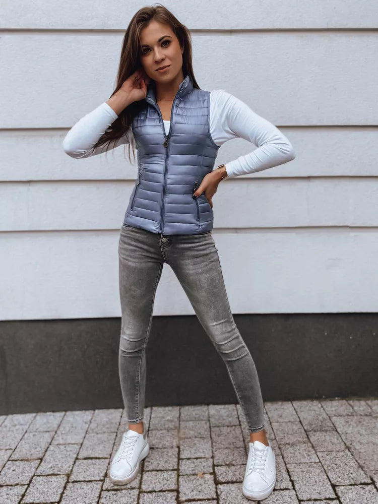 Blue vest without hood Festa