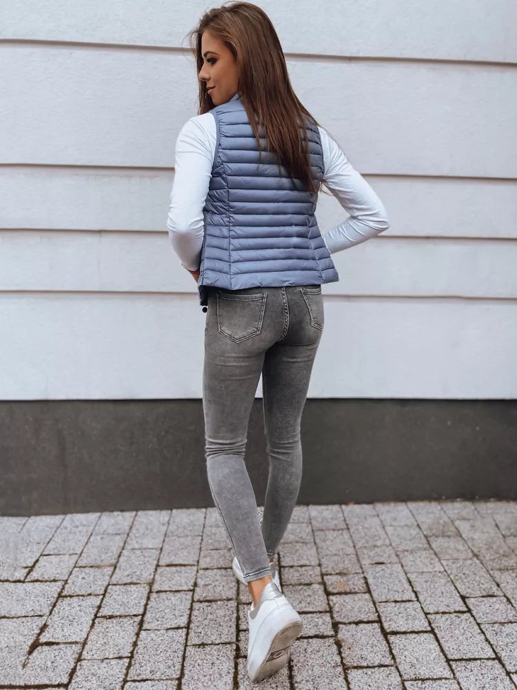 Blue vest without hood Festa