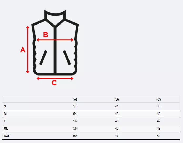 Blue vest without hood Festa