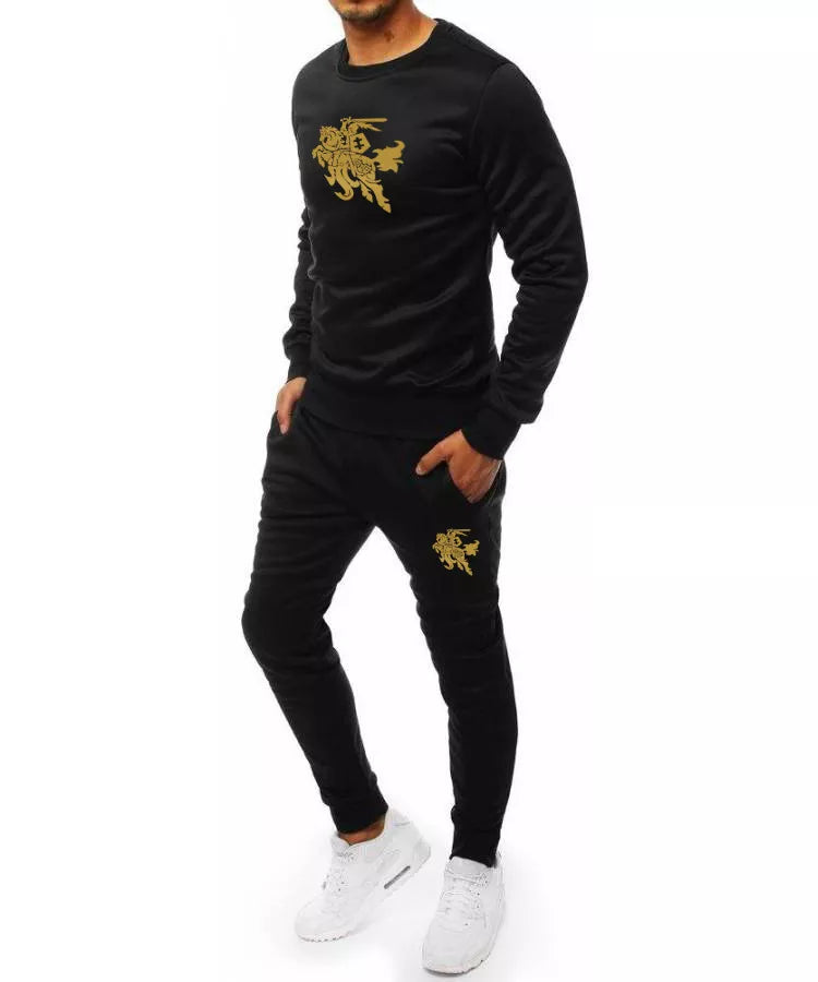 Black men's suit Vytis-GOLD