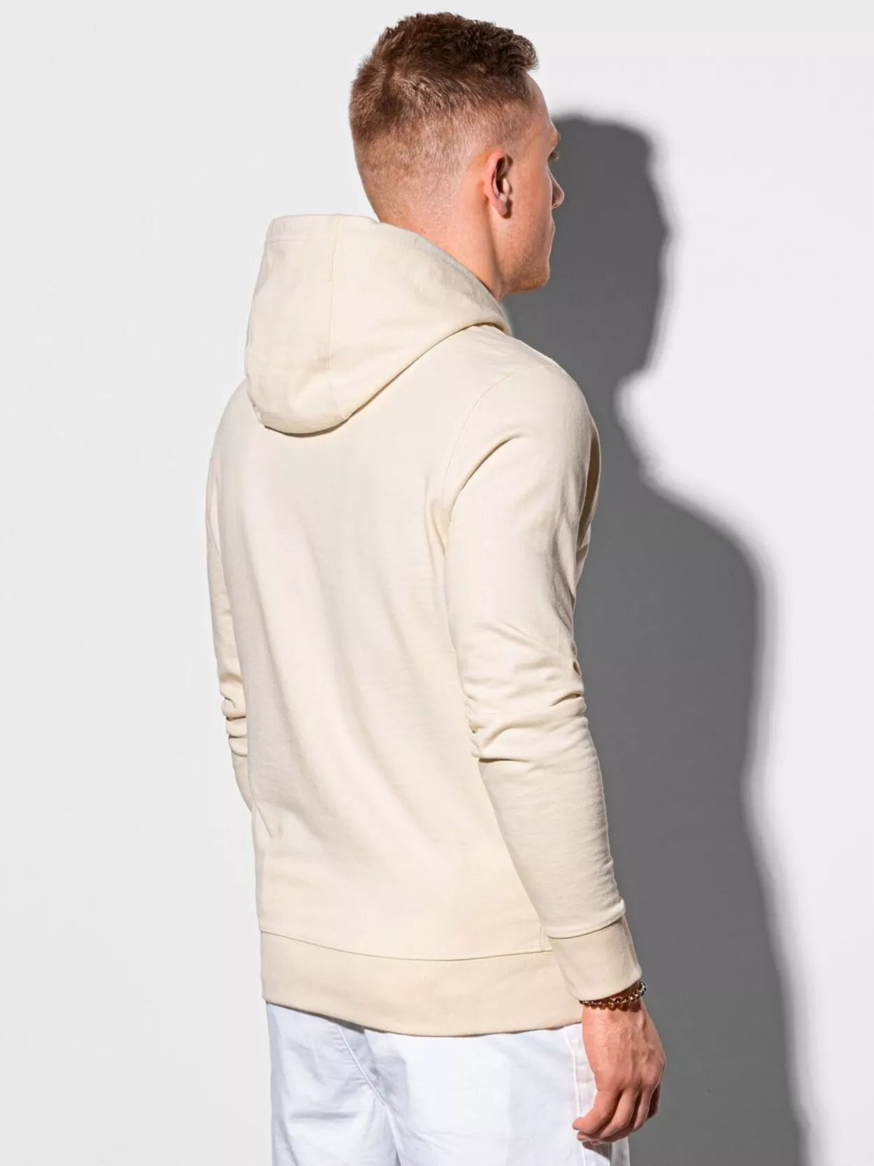 Yellowish sweatshirt with a hood Lama 