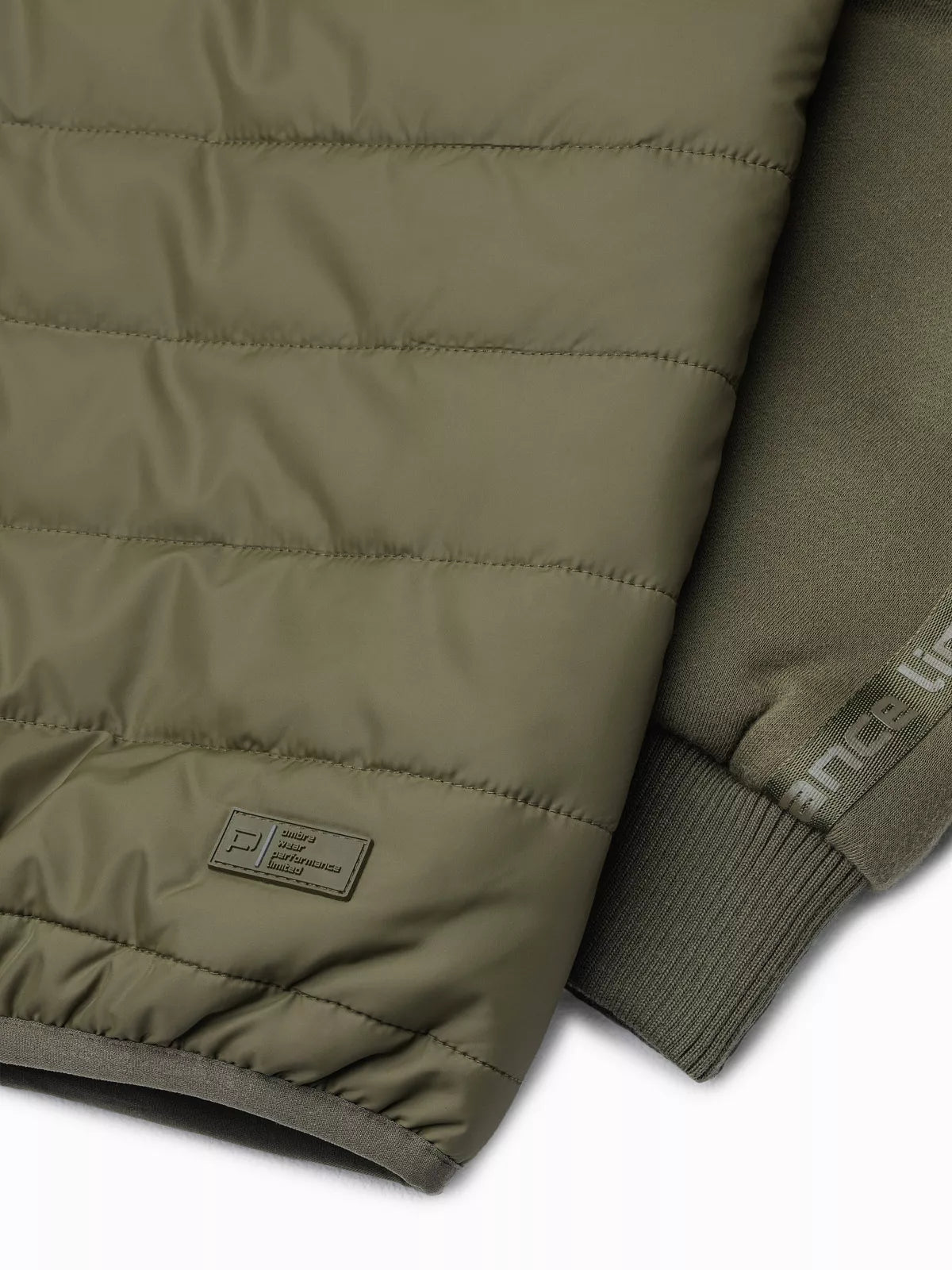 Khaki jacket with hood for men Okar
