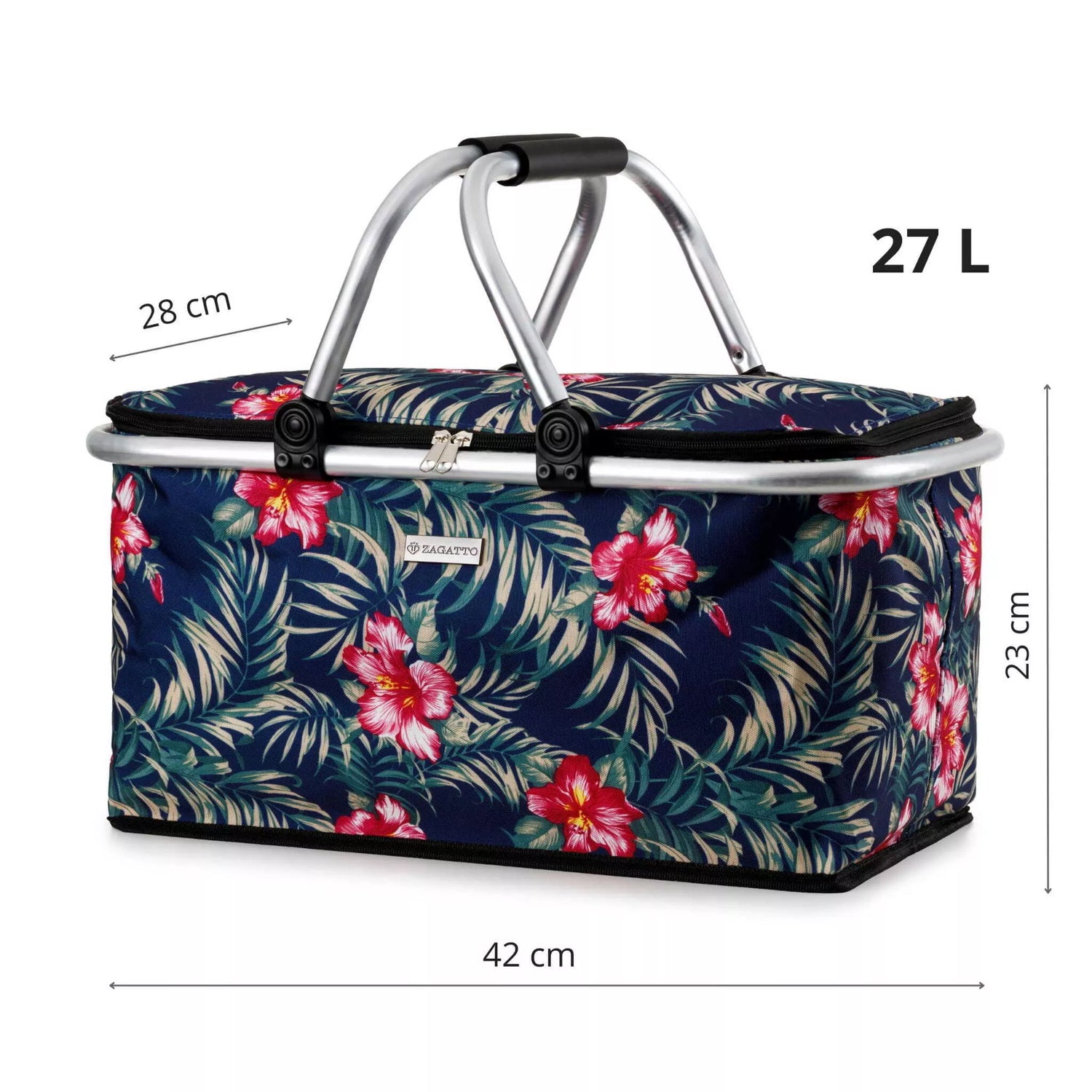 Colorful foldable picnic/thermal bag Rio
