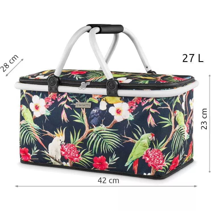 Colorful foldable picnic/thermal bag Rio