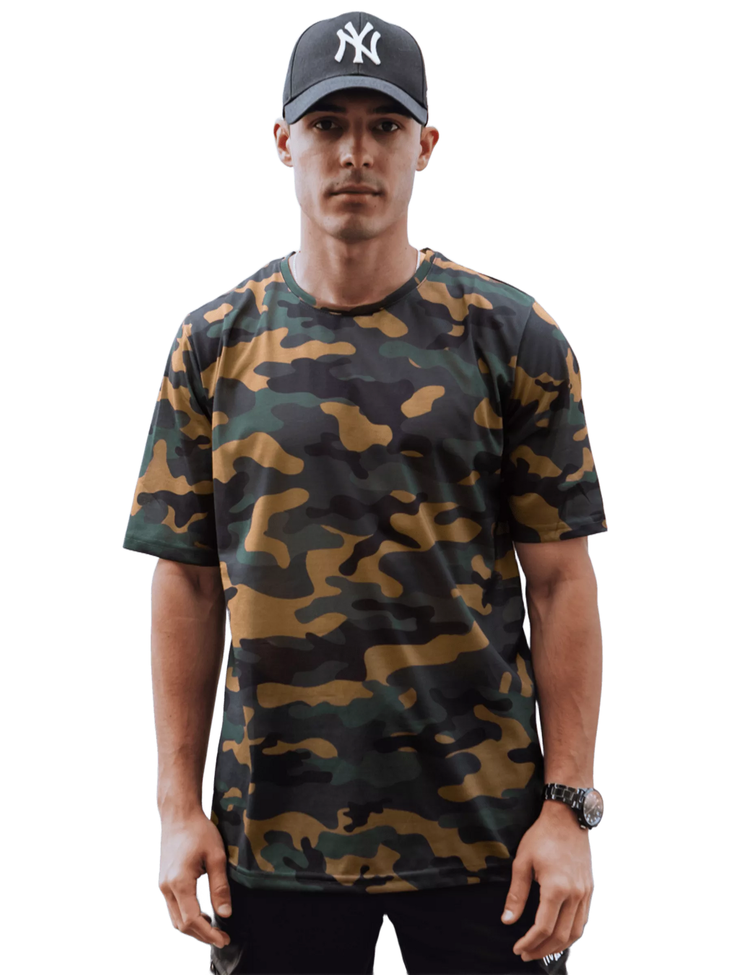 Khaki camouflage T-shirt Leniks