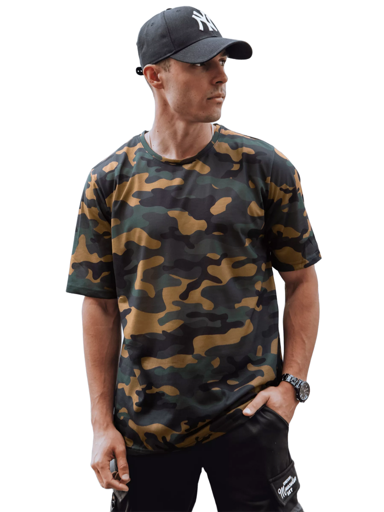 Khaki camouflage T-shirt Leniks