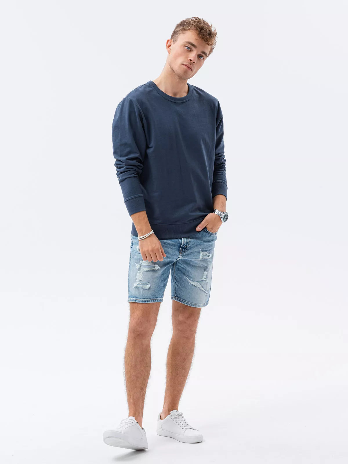 Dark blue sweater Likas 