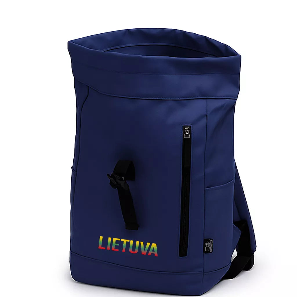 Dark blue backpack Tricolor Lithuania