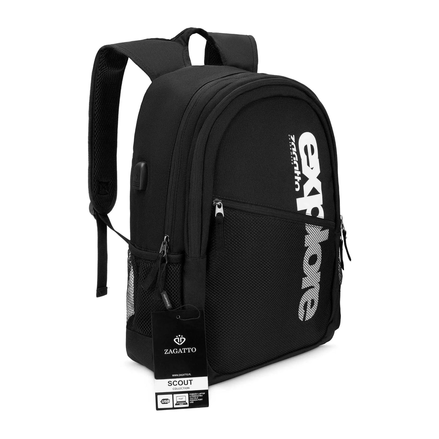 Black Explore backpack