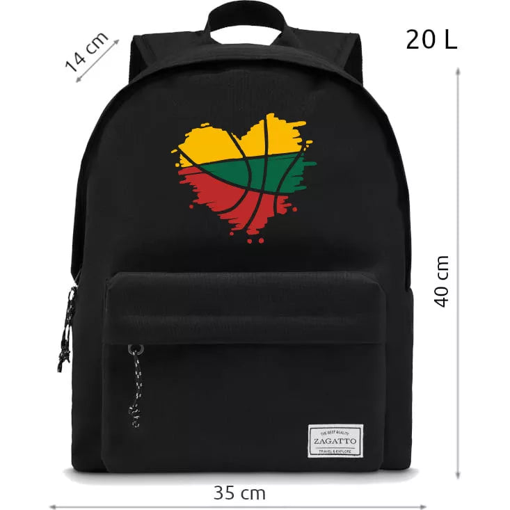 Black backpack LTU