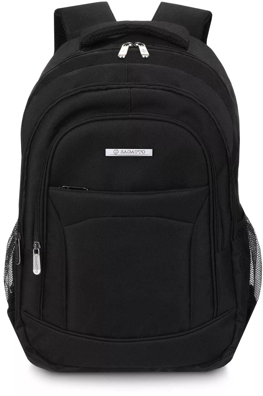 Black backpack with breathable back and shoulder straps Luter
