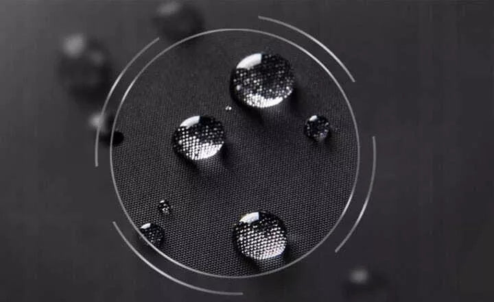 Black backpack with breathable back and shoulder straps Luter