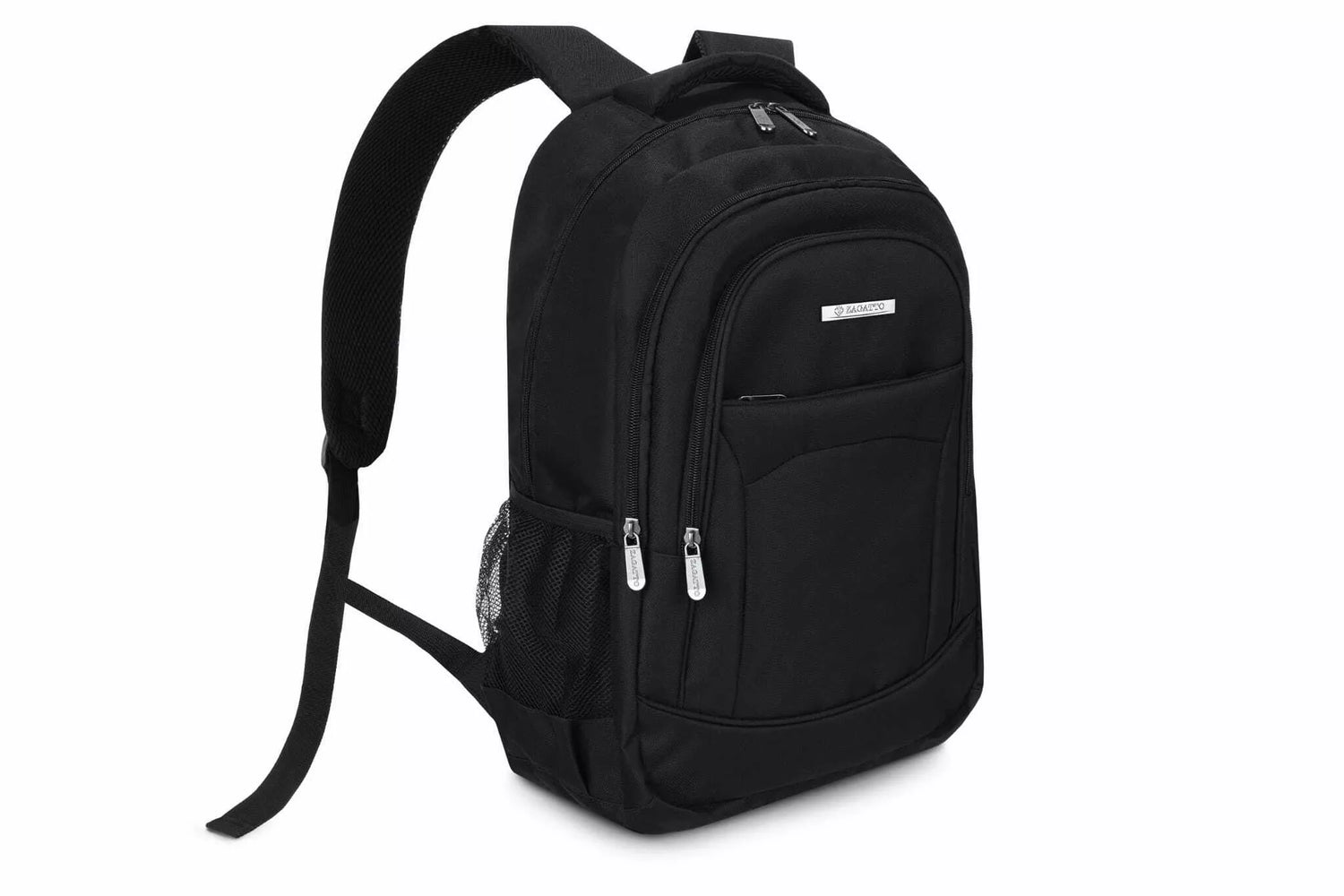 Black backpack with breathable back and shoulder straps Luter