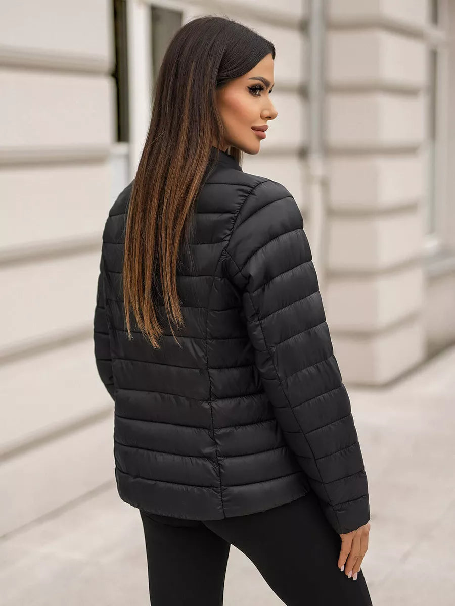 Sofia black quilted jacket