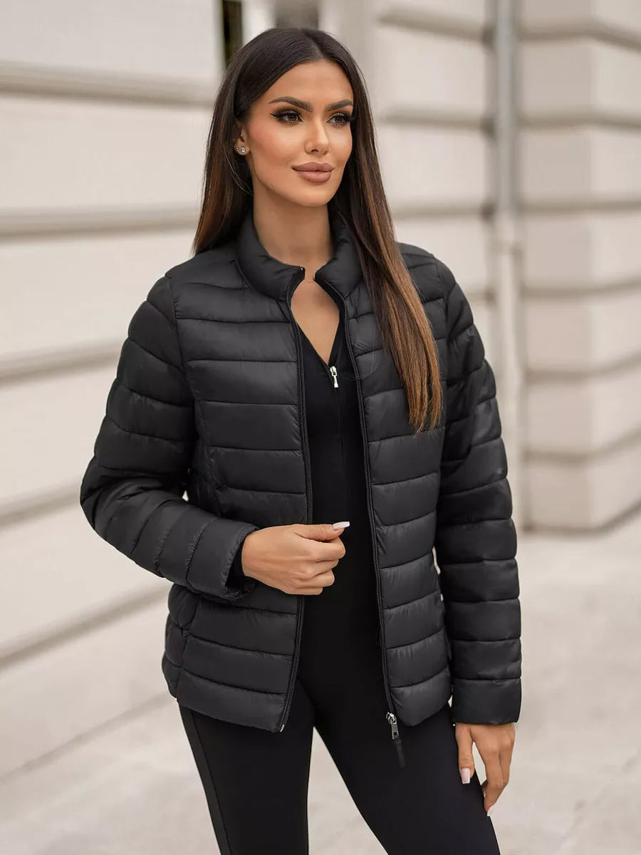 Sofia black quilted jacket
