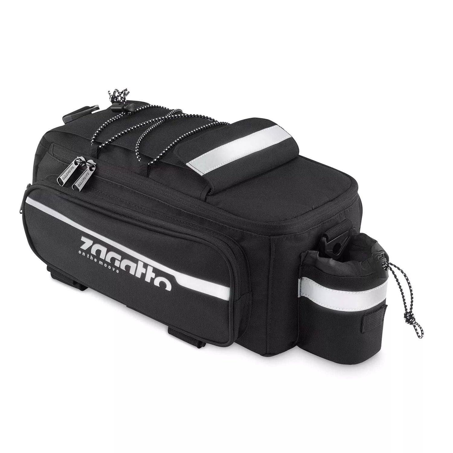 Black bag attaches to Tera bicycle