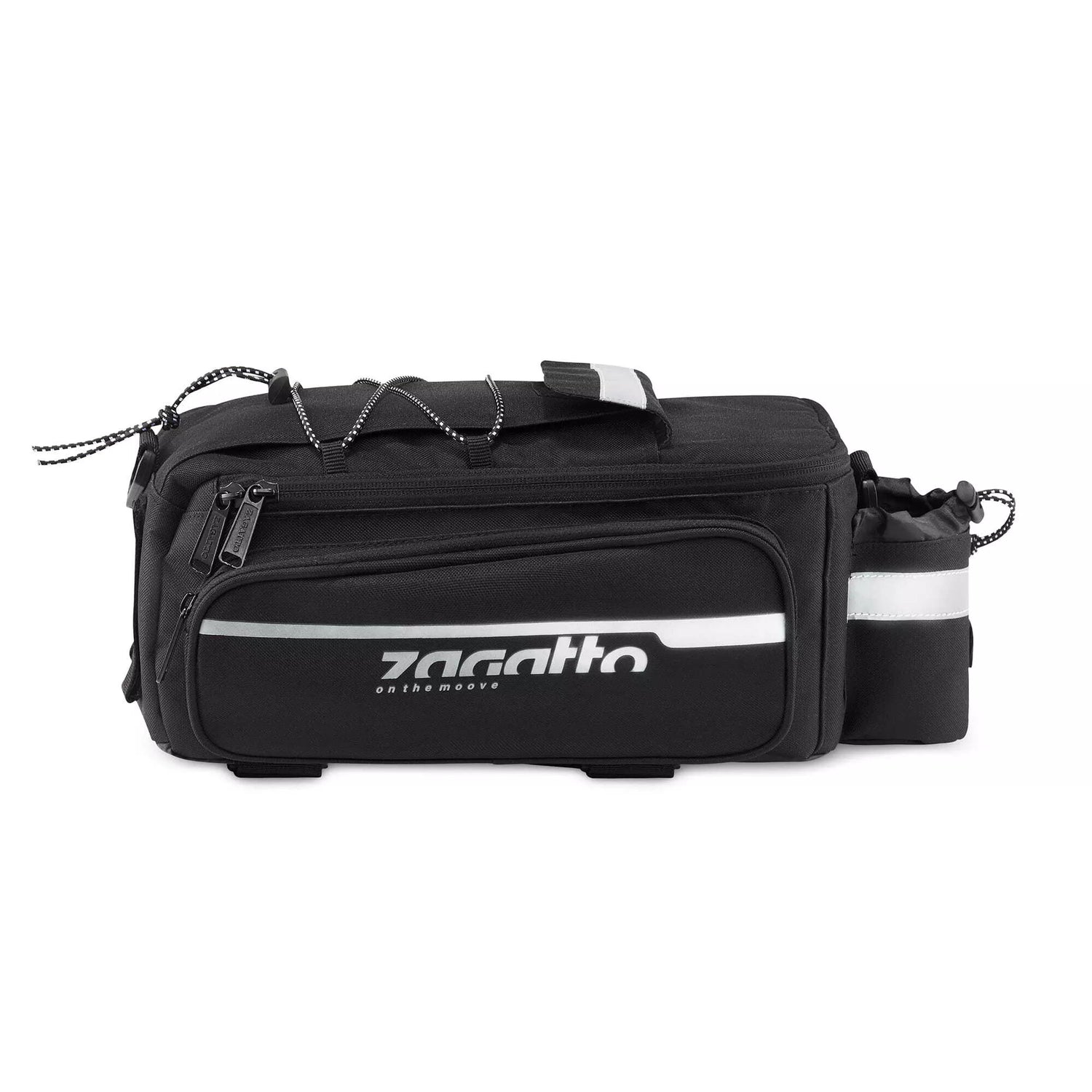 Black bag attaches to Tera bicycle