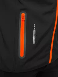 Black men's jacket with orange details Ero