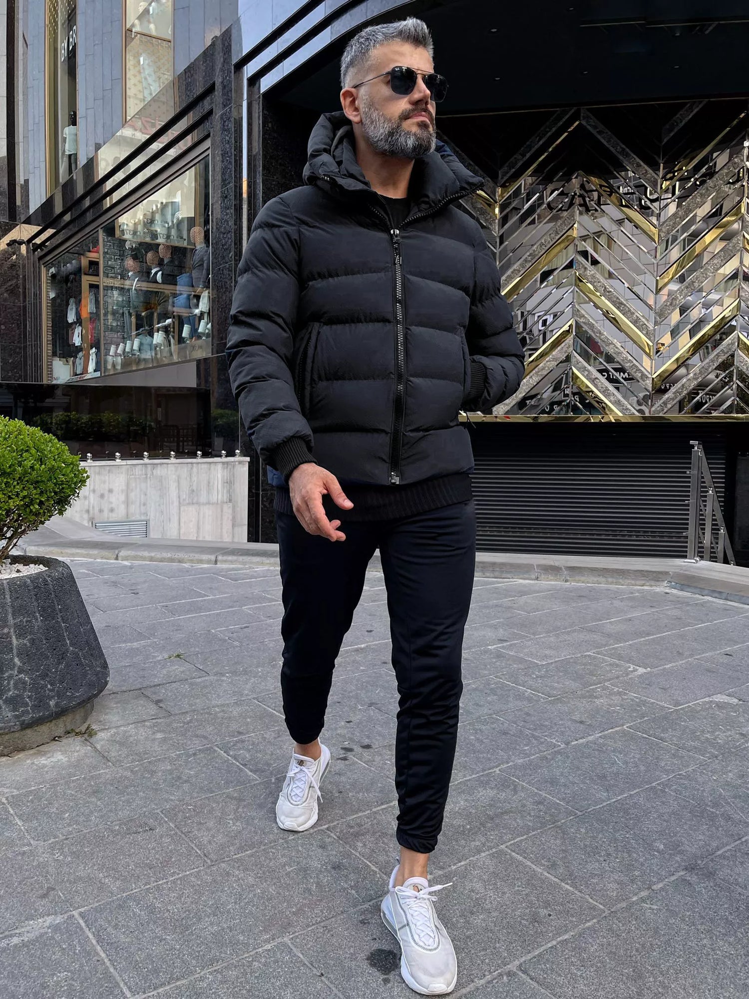 Black men's jacket Klover