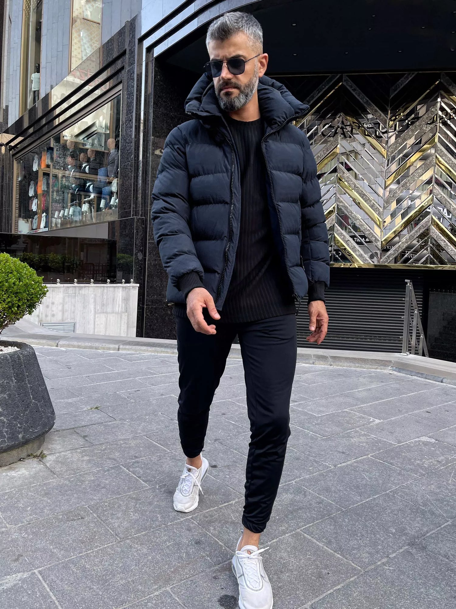 Black men's jacket Klover