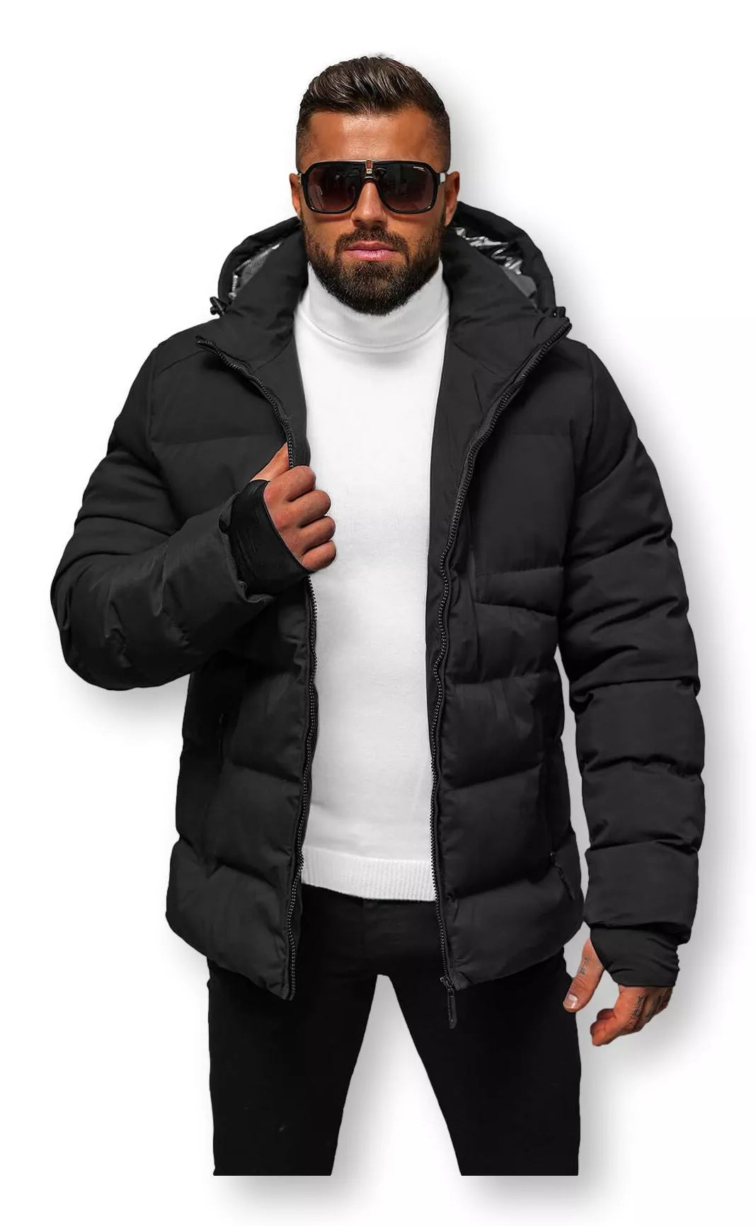 Black men's jacket Merik