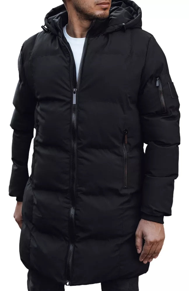 Black men's winter jacket Alex