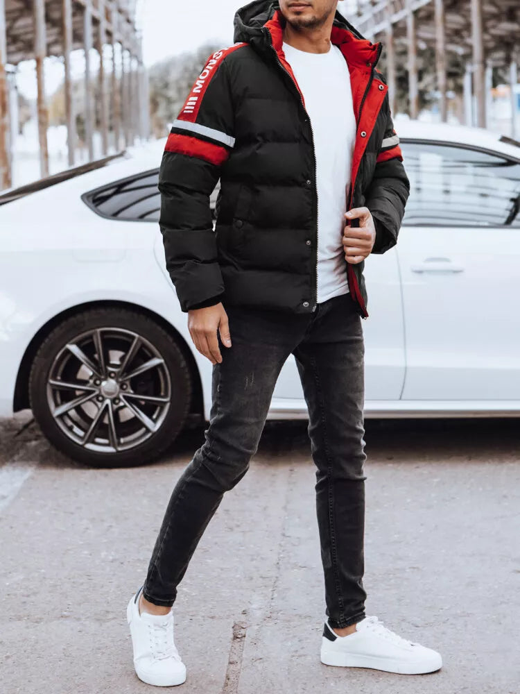 Black men's winter jacket Noris