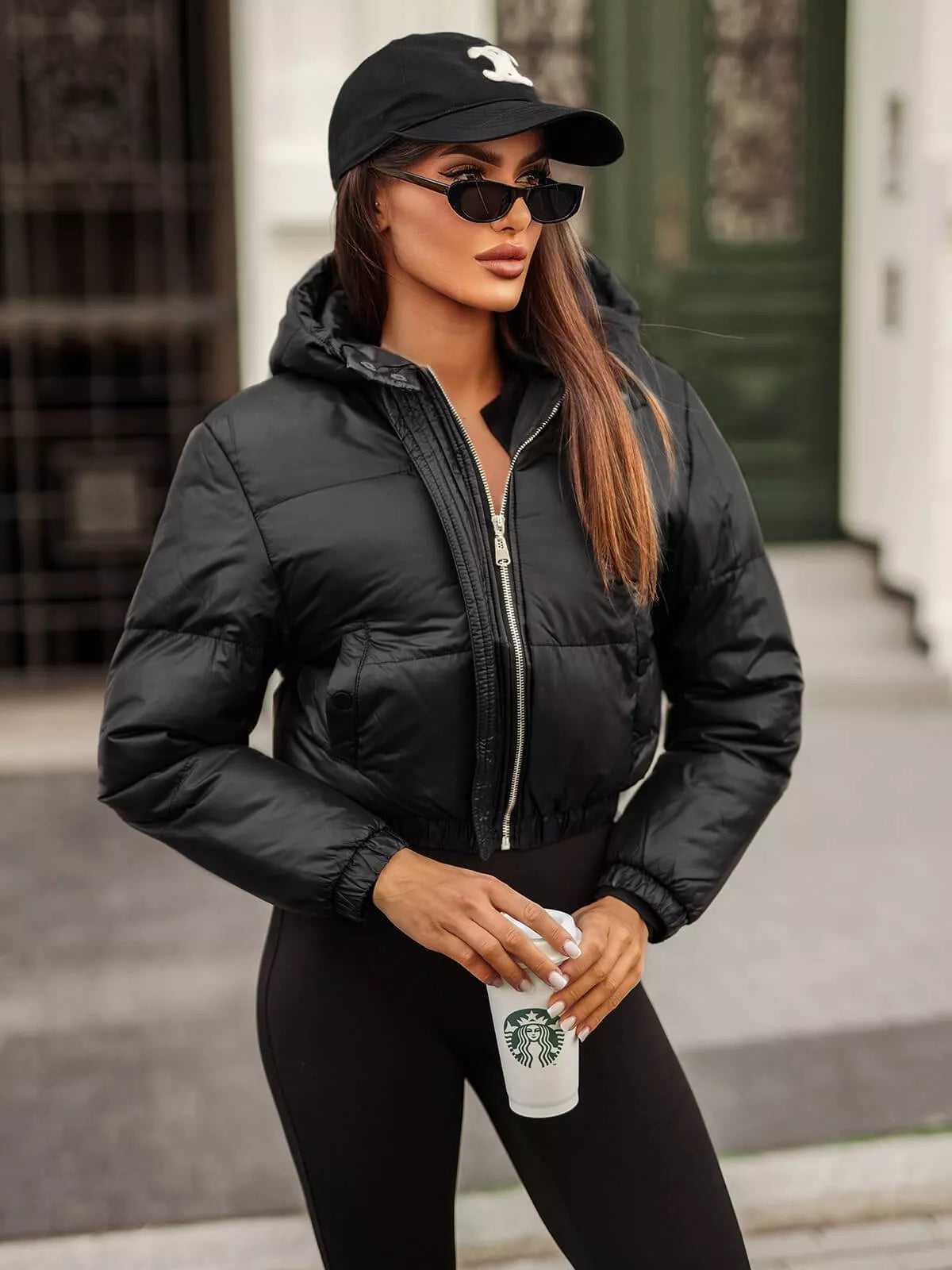 Black winter women's jacket Jenner