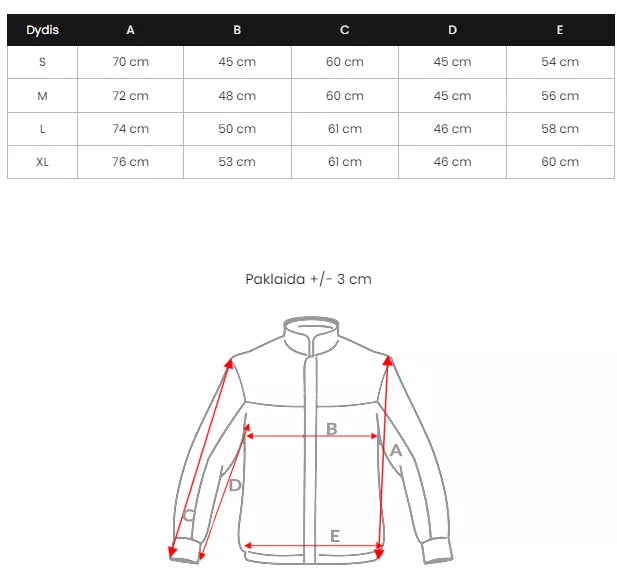 Black winter women's jacket Adel