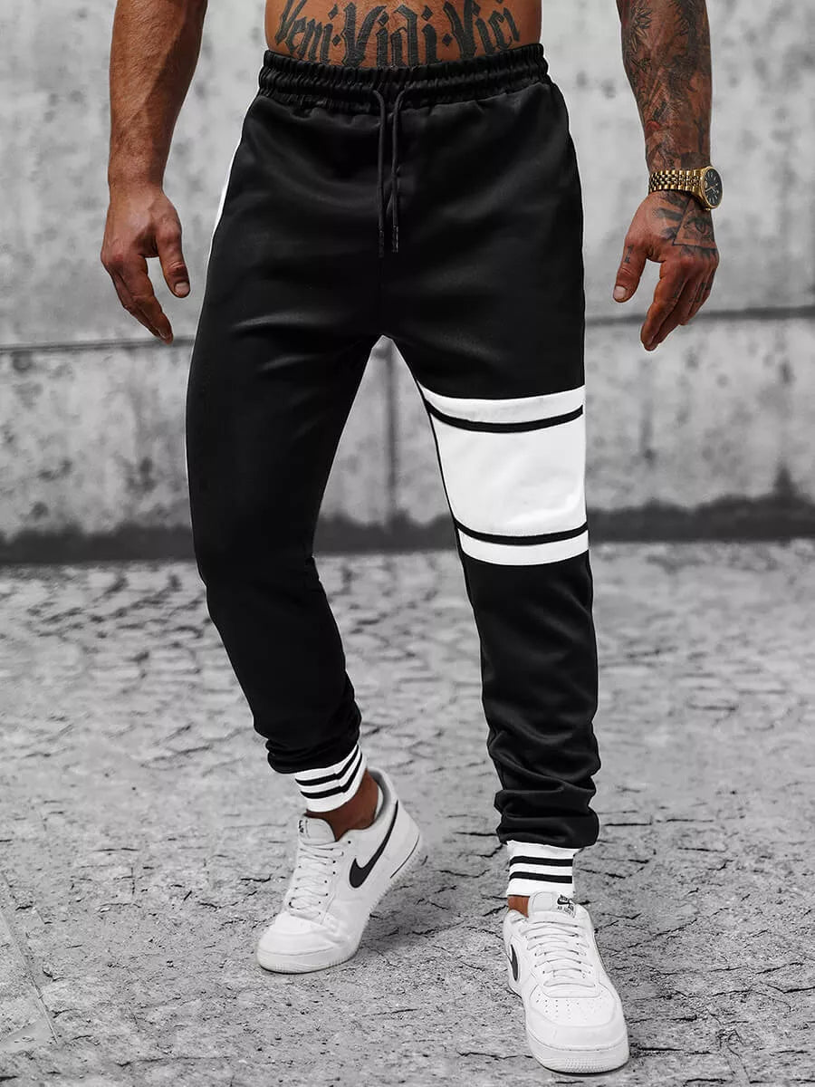 Black casual pants for men Bomet