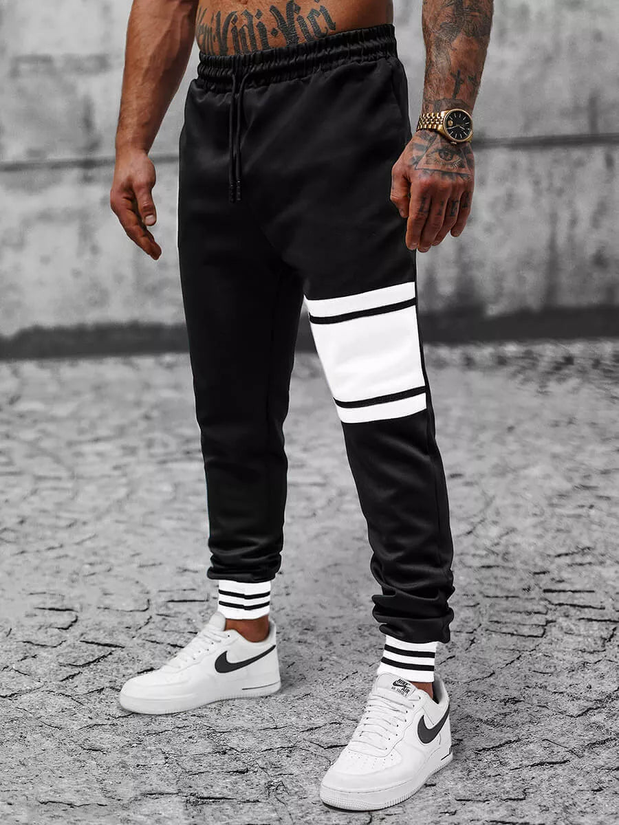 Black casual pants for men Bomet