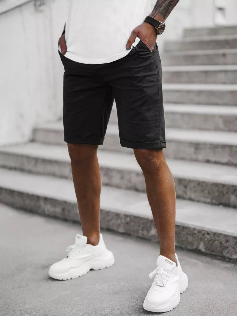 Black men's shorts Jacques