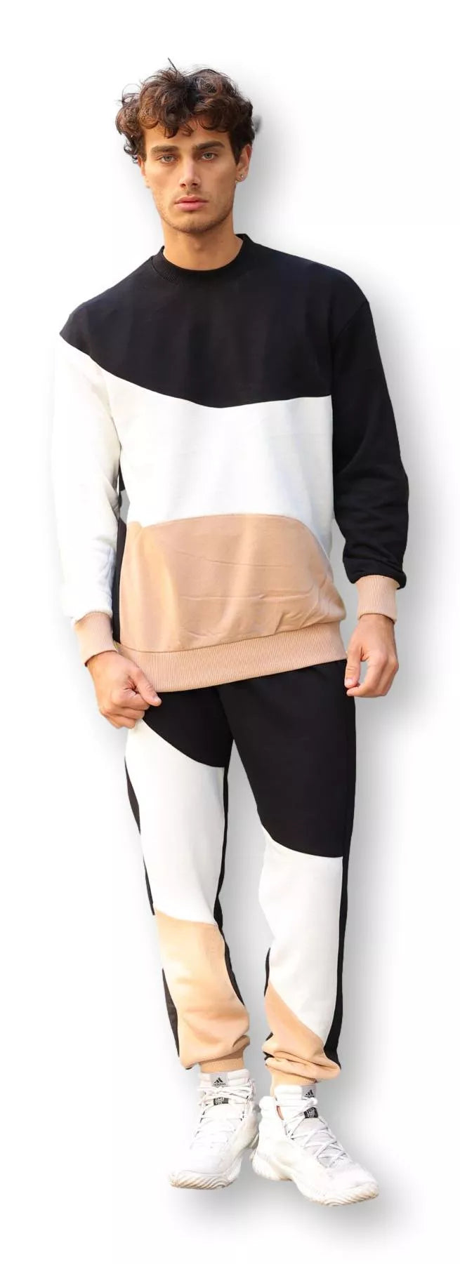 Black/Brown multi-colored men's Hipos set.