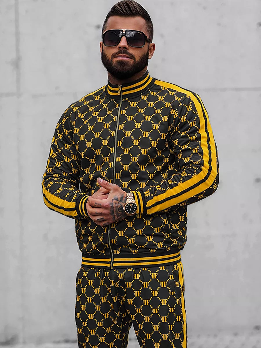 Black and yellow men's set Oran