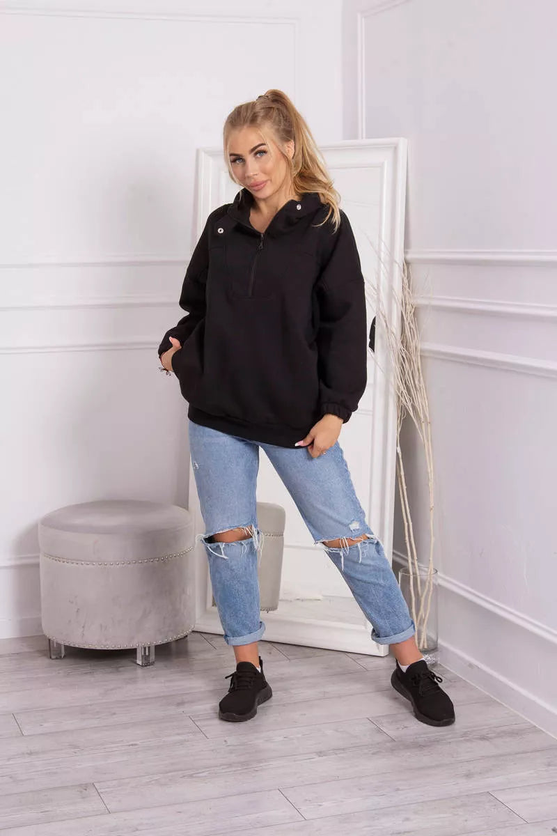Black sweater for women Kesi 