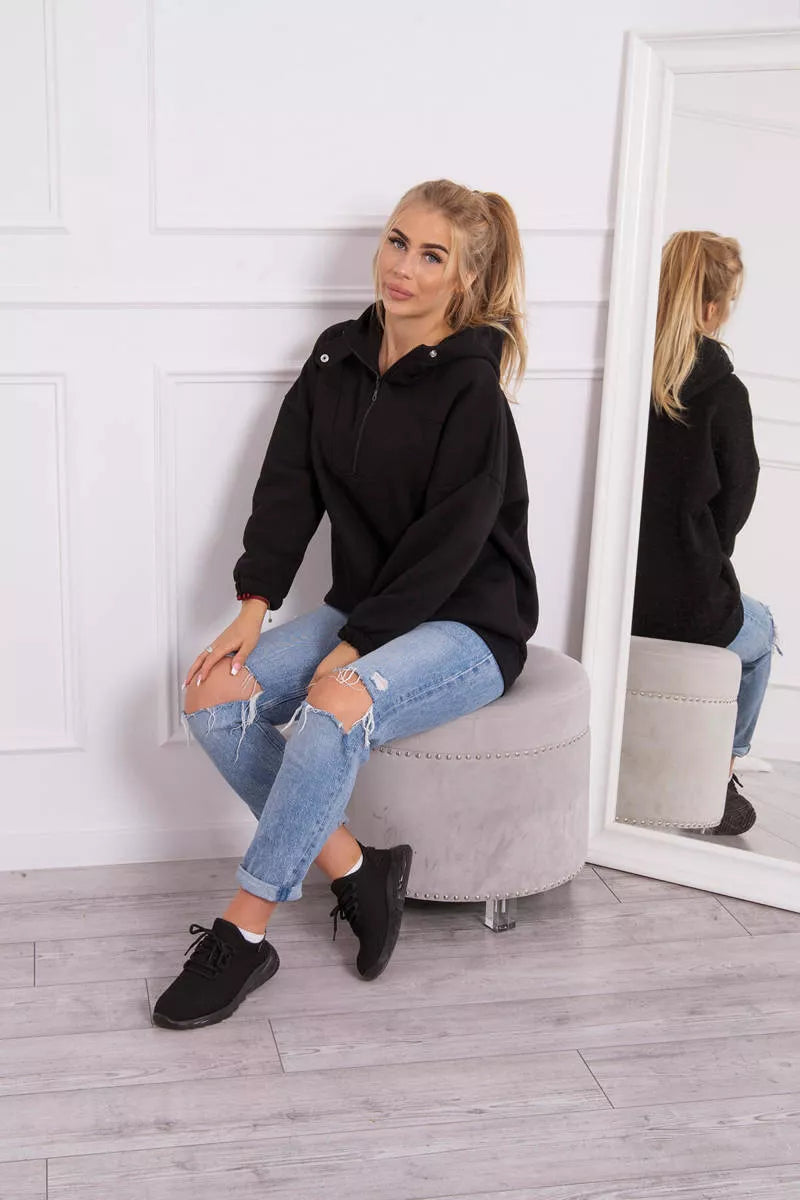 Black sweater for women Kesi 