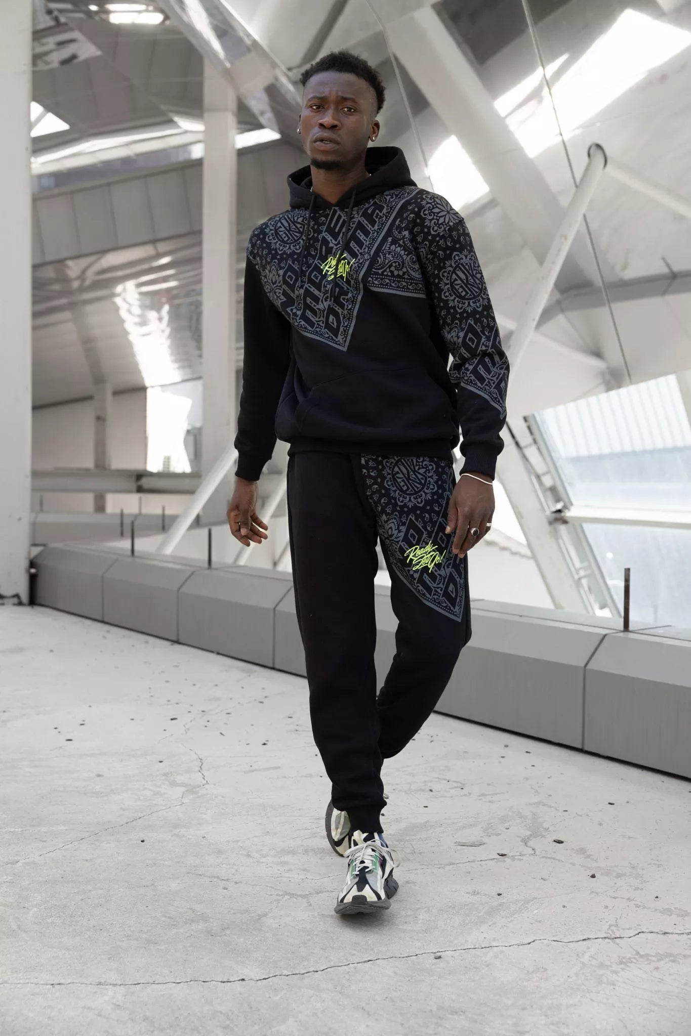 Men's black casual set Margis