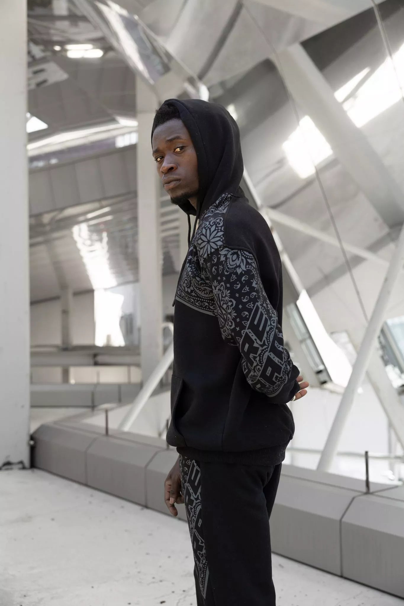 Men's black casual set Margis