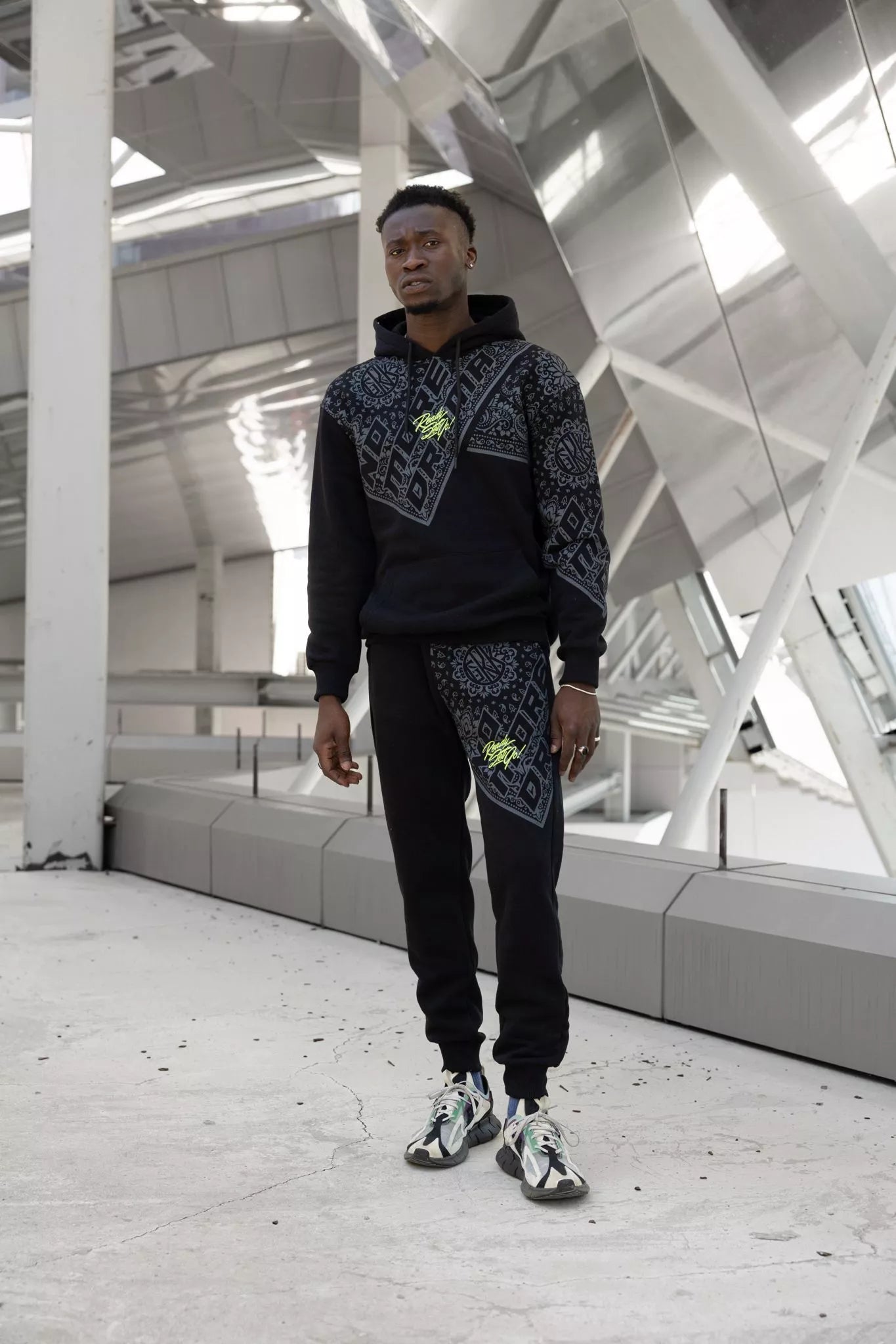 Men's black casual set Margis